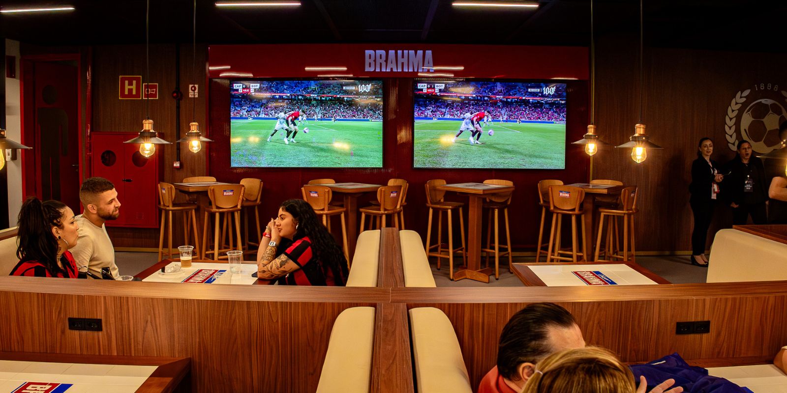 Choperia Arena Brahma. Foto: divulgação.