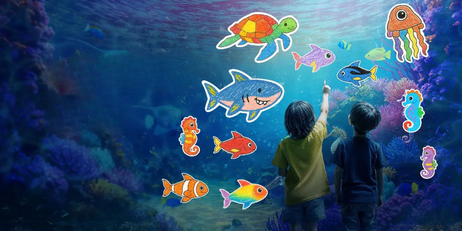 Ocean Lab no Shopping Mueller. Foto: reprodução.