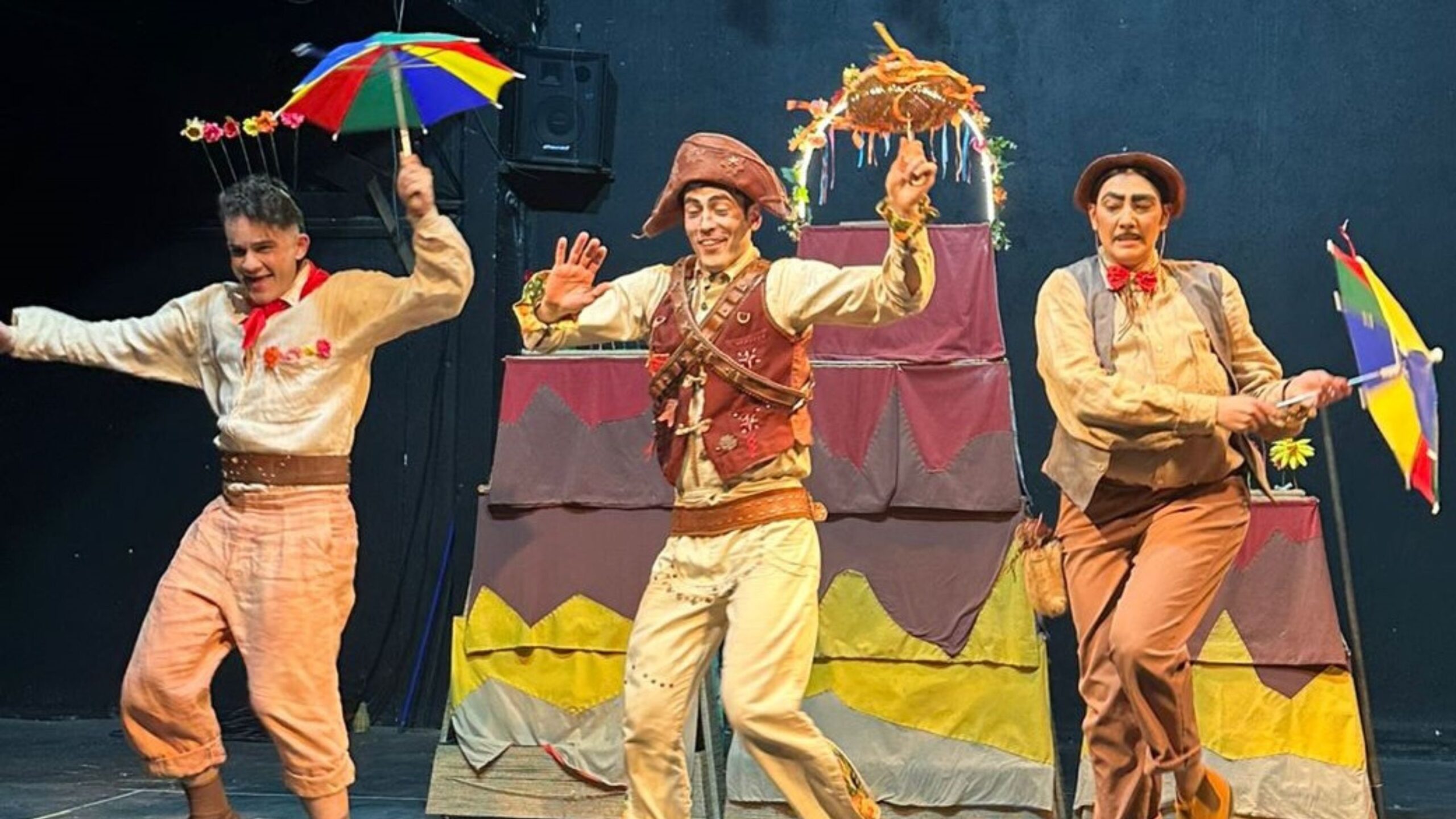 Espetáculo "Flautista de Hamelin" em Curitiba. Foto: Divulgação.