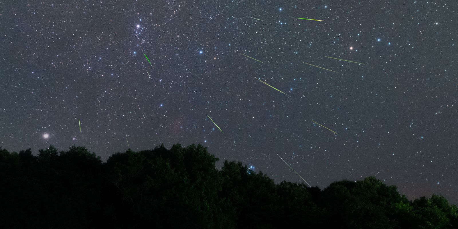 Chuva de meteoros. Foto: reprodução Canva.