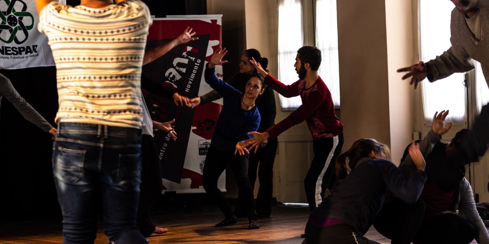 Improviso Dança e Música na Casa Hoffman. Foto: Pedro Freitas (@ykzcwb).