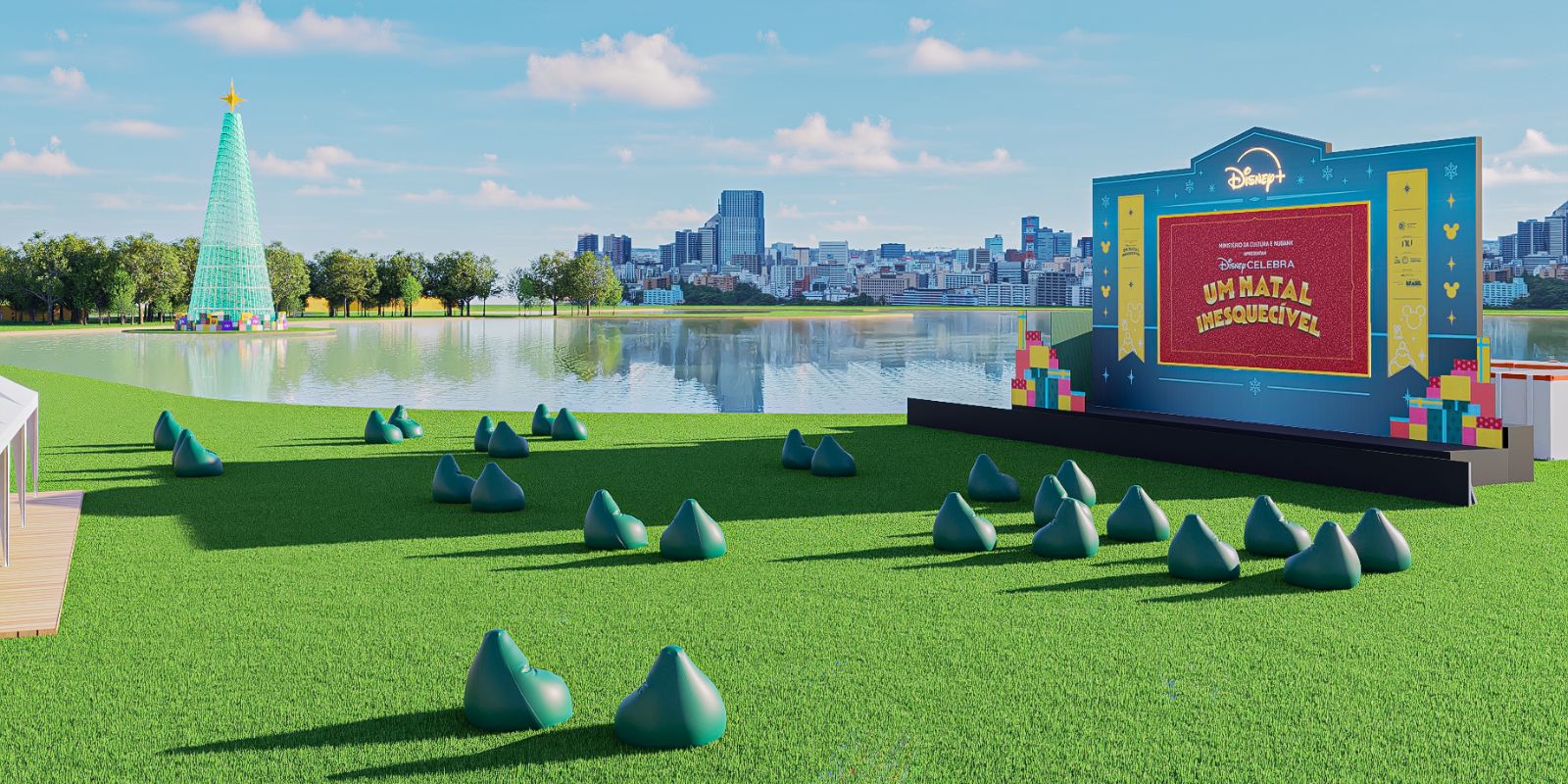 Disney+ Open Air em Curitiba. Foto: divulgação.