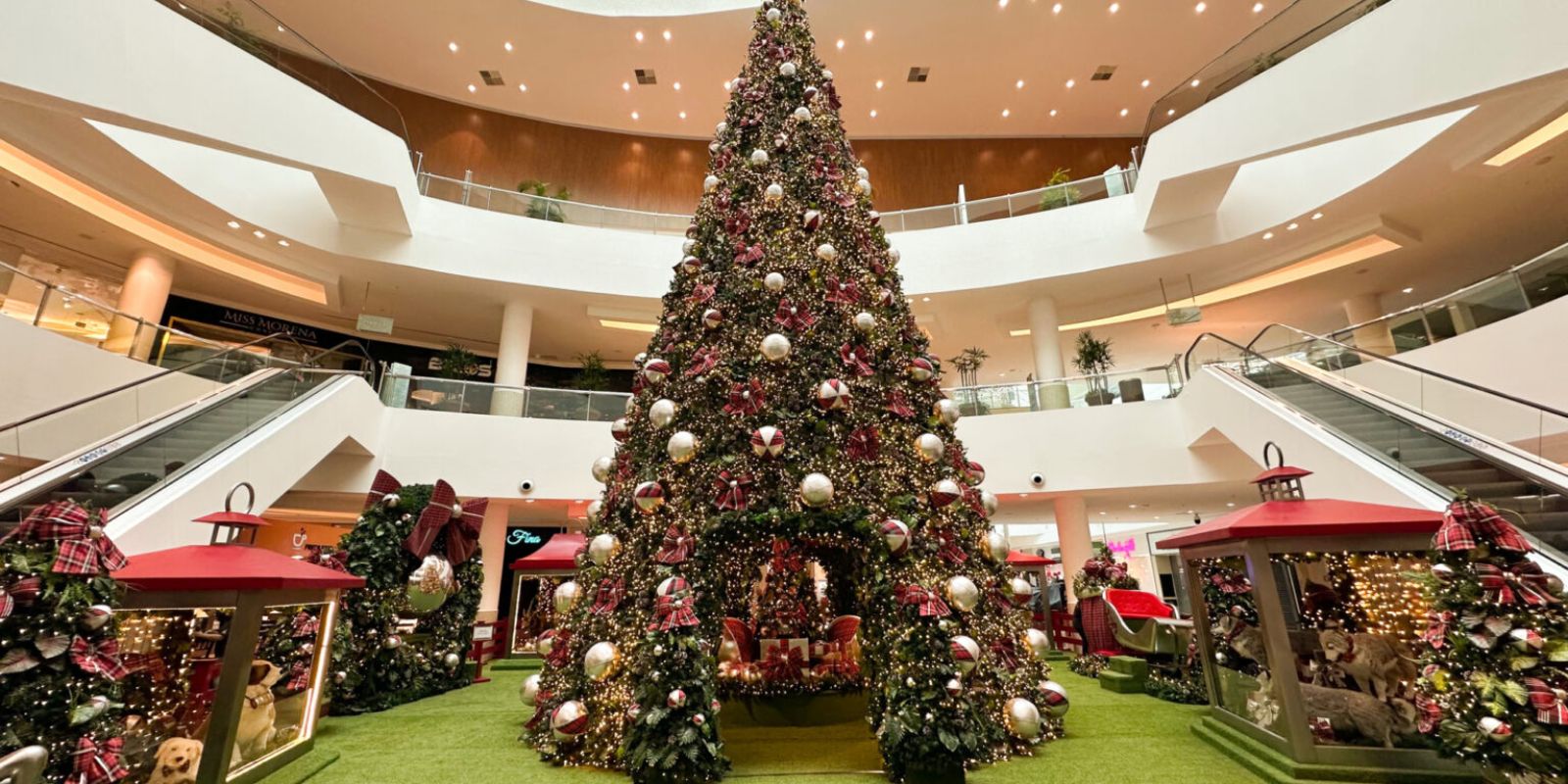 Natal no shopping Palladium. Foto: reprodução.