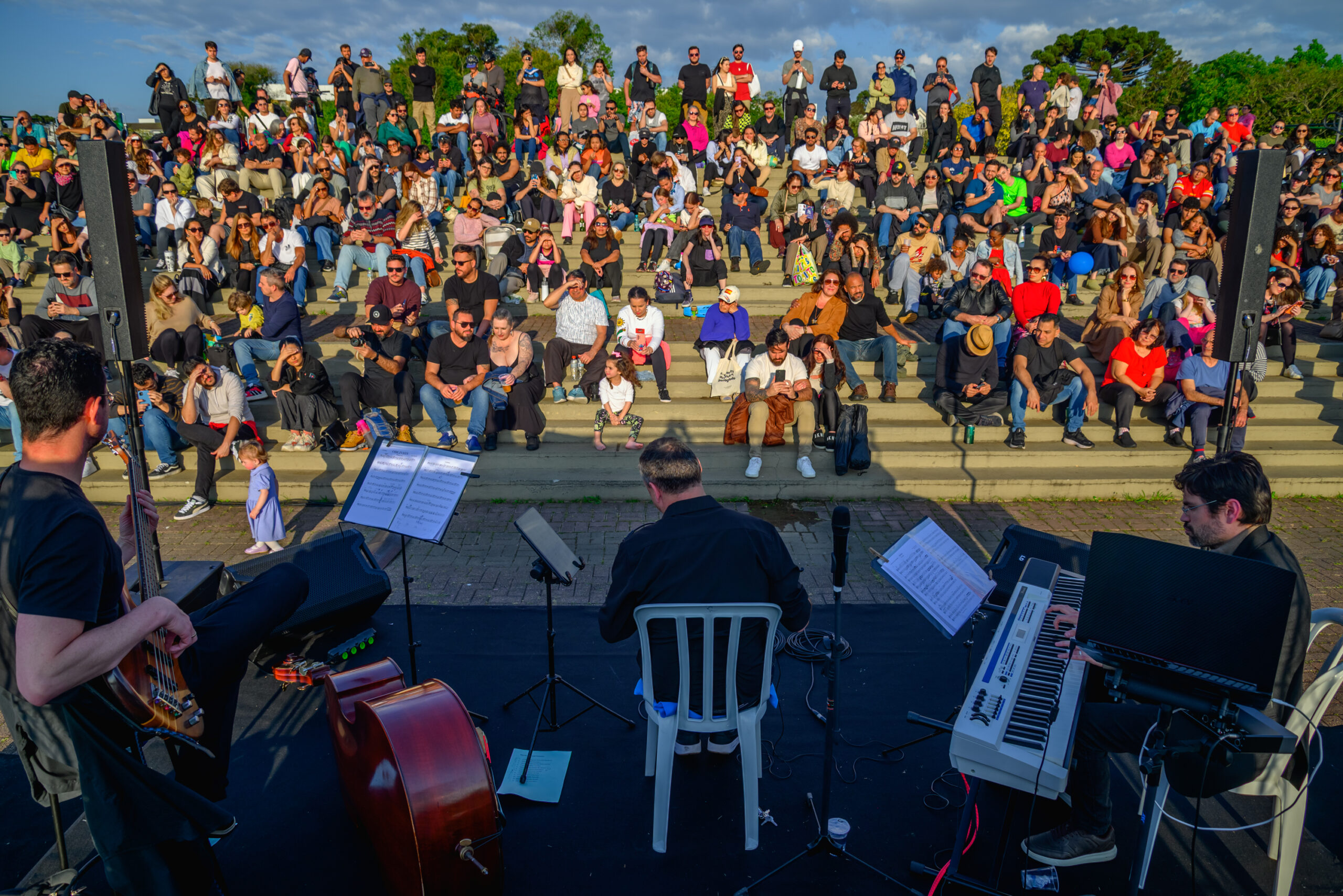 Oficina de Música tem shows em praças e parques. Foto: Luiz Pacheco/FCC