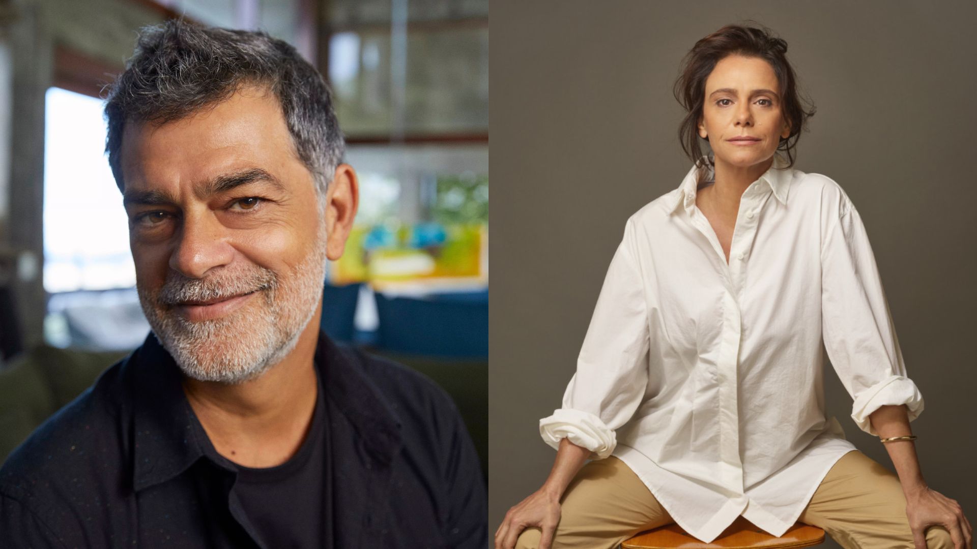 Eduardo Moscovis e Malu Galli no Festival de Curitiba 2026. Fotos: Caroline Lima e Nana Moraes