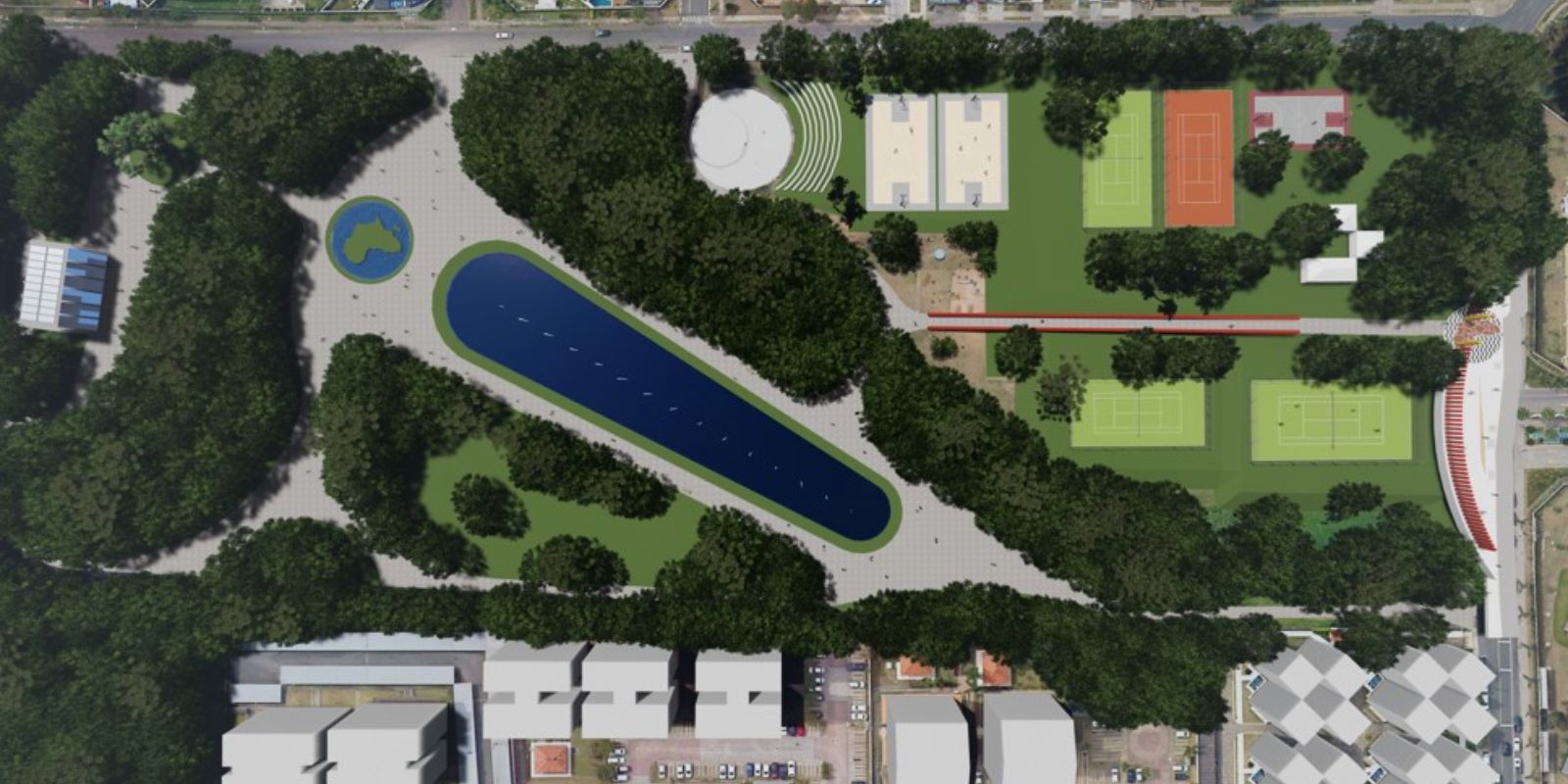 Parque da África. Foto: reprodução/Prefeitura de Curitiba.