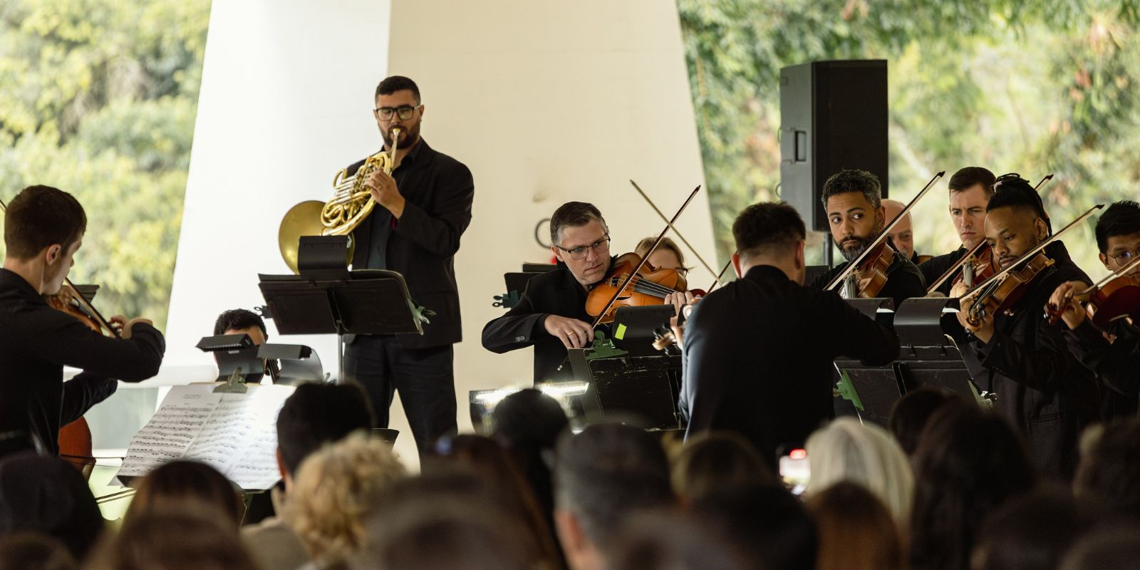 Música clássica no MON. Foto: Vitor Dias/CCTG.