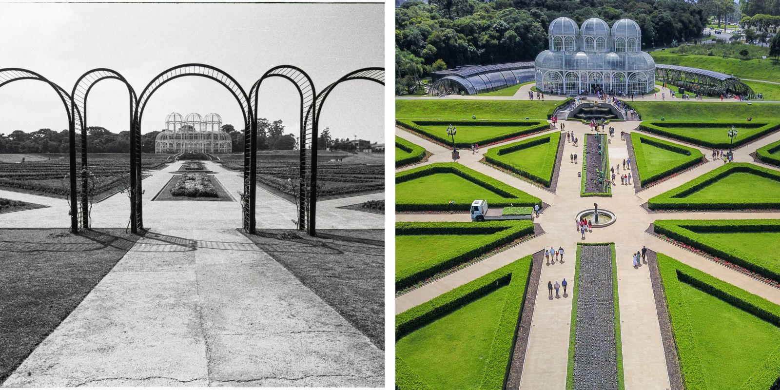 Ópera de Arame em Curitiba. Fotos: Acervo DPCFCC e José Fernando Ogura/SMCS.