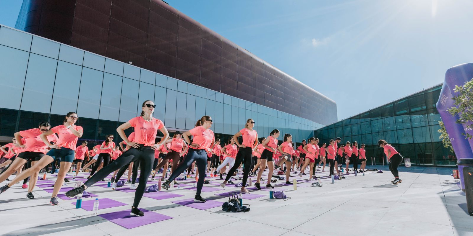 Track & Field Experience no Pátio Batel. Foto: divulgação.