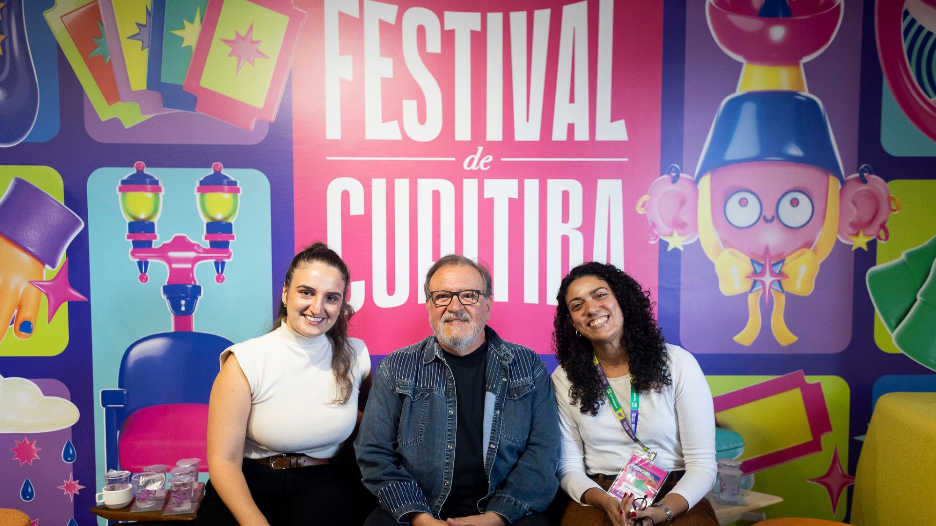 Coletiva de imprensa no Festival de Curitiba. Foto: Annelize Tozetto