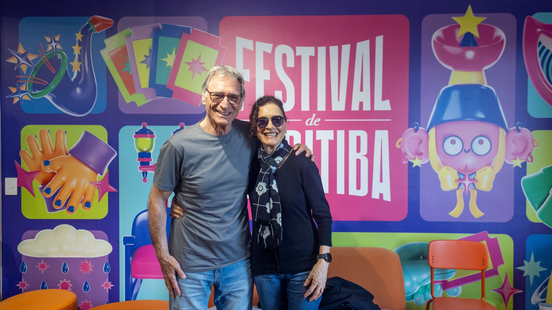 Coletiva de imprensa no Festival de Curitiba. Foto: Annelize Tozetto