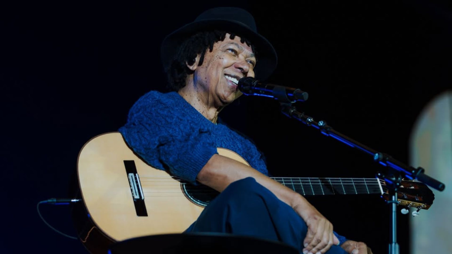Djavan em Salvador. Foto: Reprodução