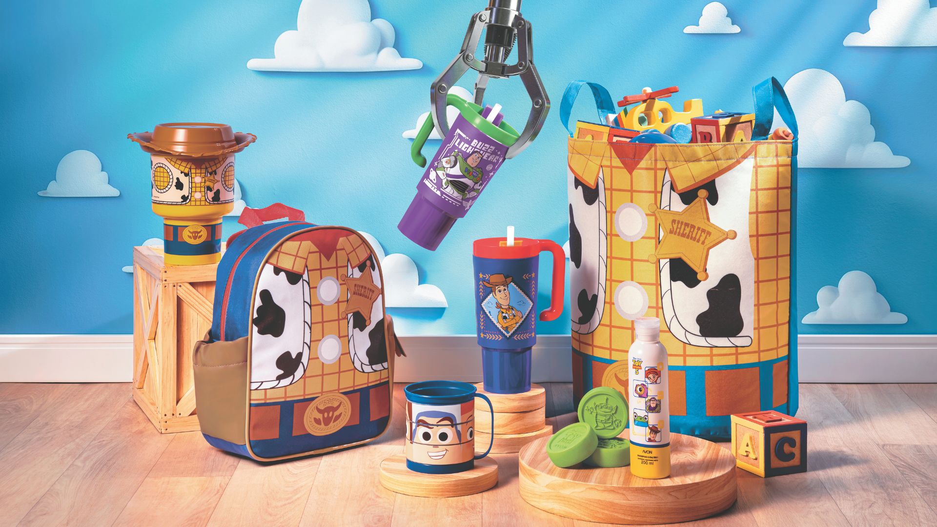 Avon e Toy Story. Foto: Divulgação