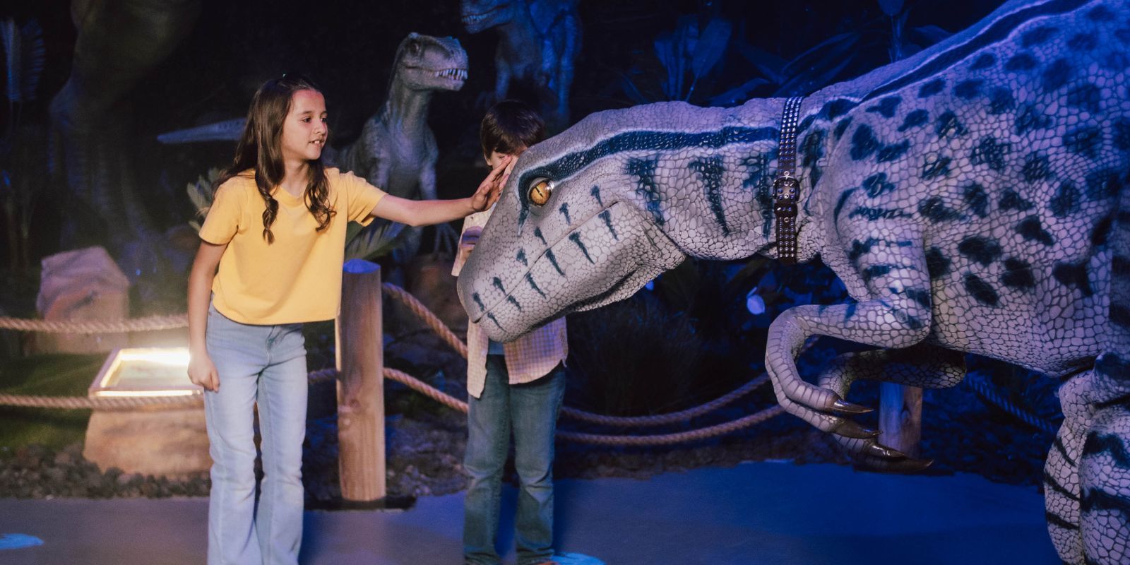 Dinos Alive em Curitiba. Foto: divulgação.