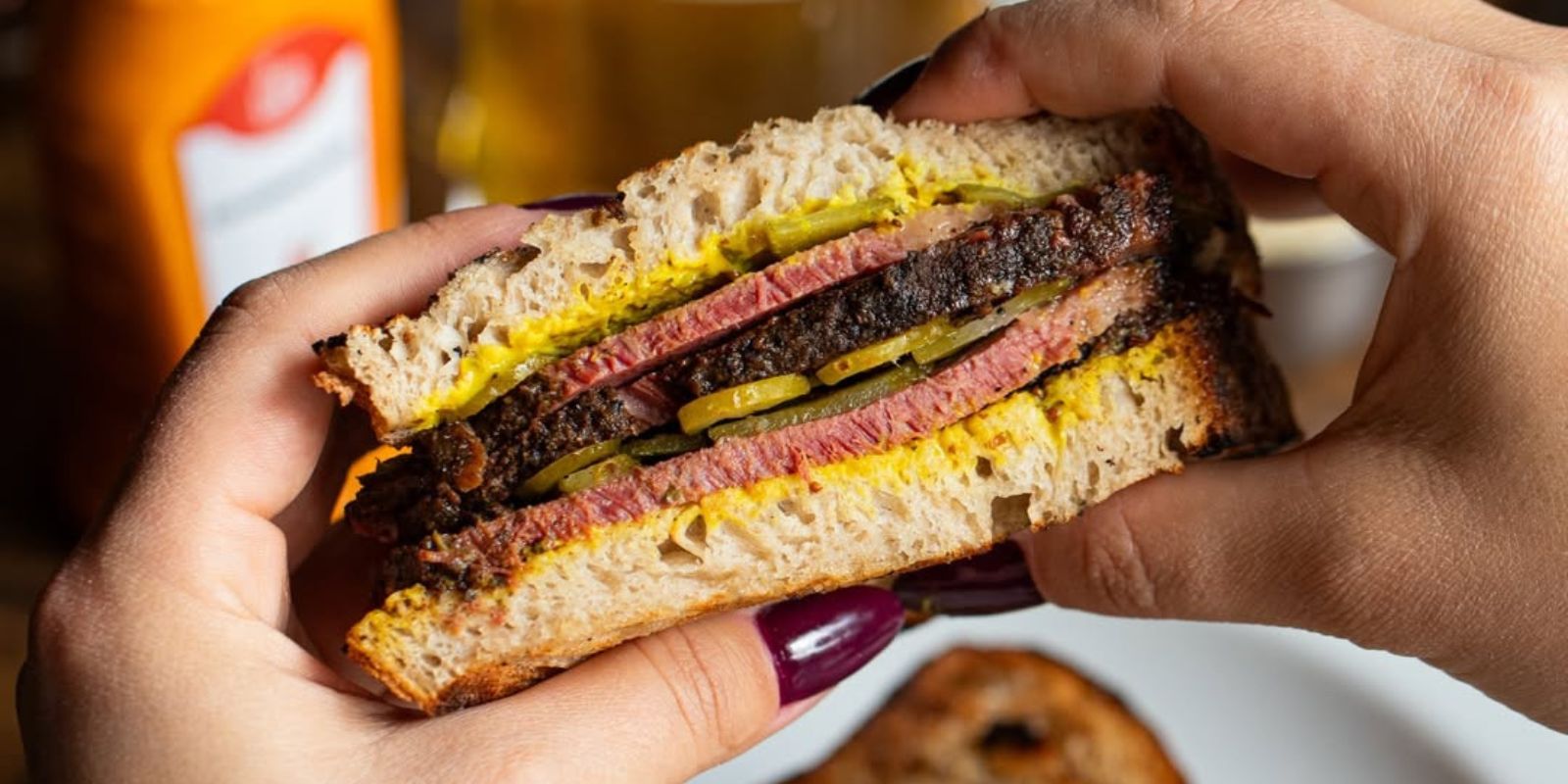 Pastrami do Sambiquira. Foto: reprodução Instagram.