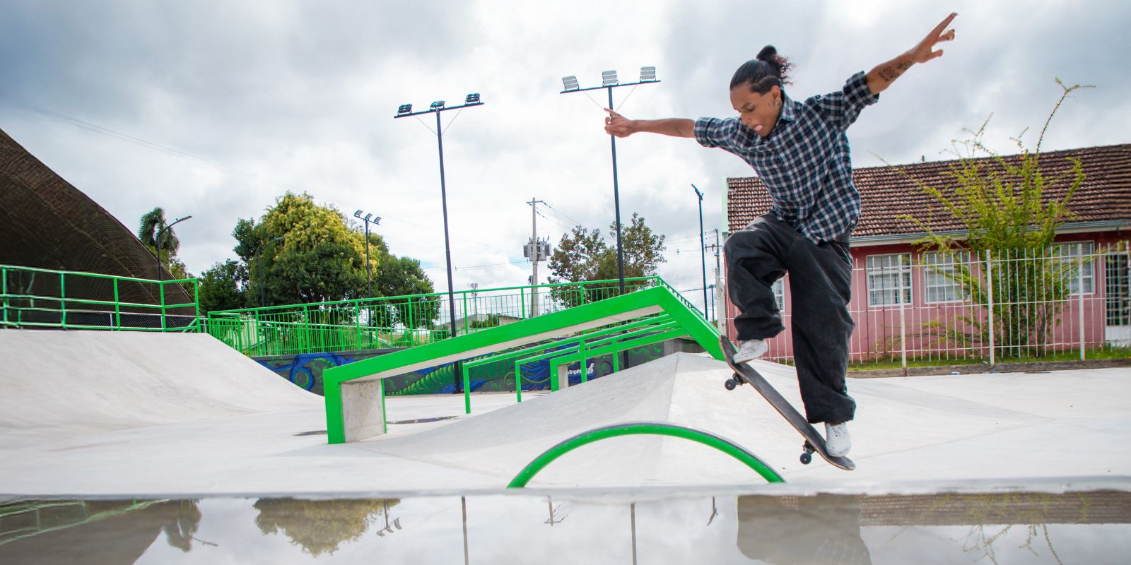 Skate em Curitiba. Foto: Isabella Mayer/SECOM