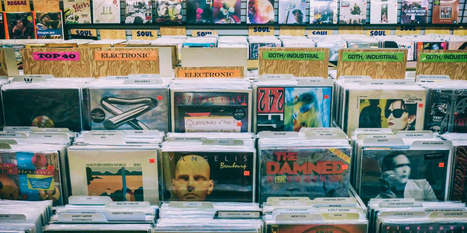 Feira de vinil. Foto: Divulgação