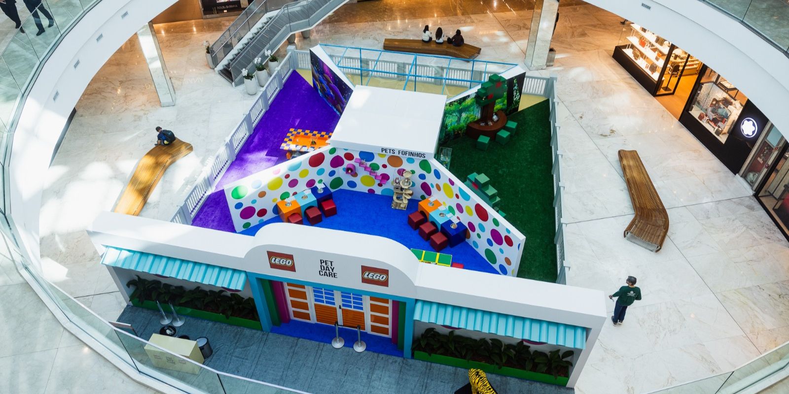 LEGO® Pet Day Care no Pátio Batel. Foto: divulgação.