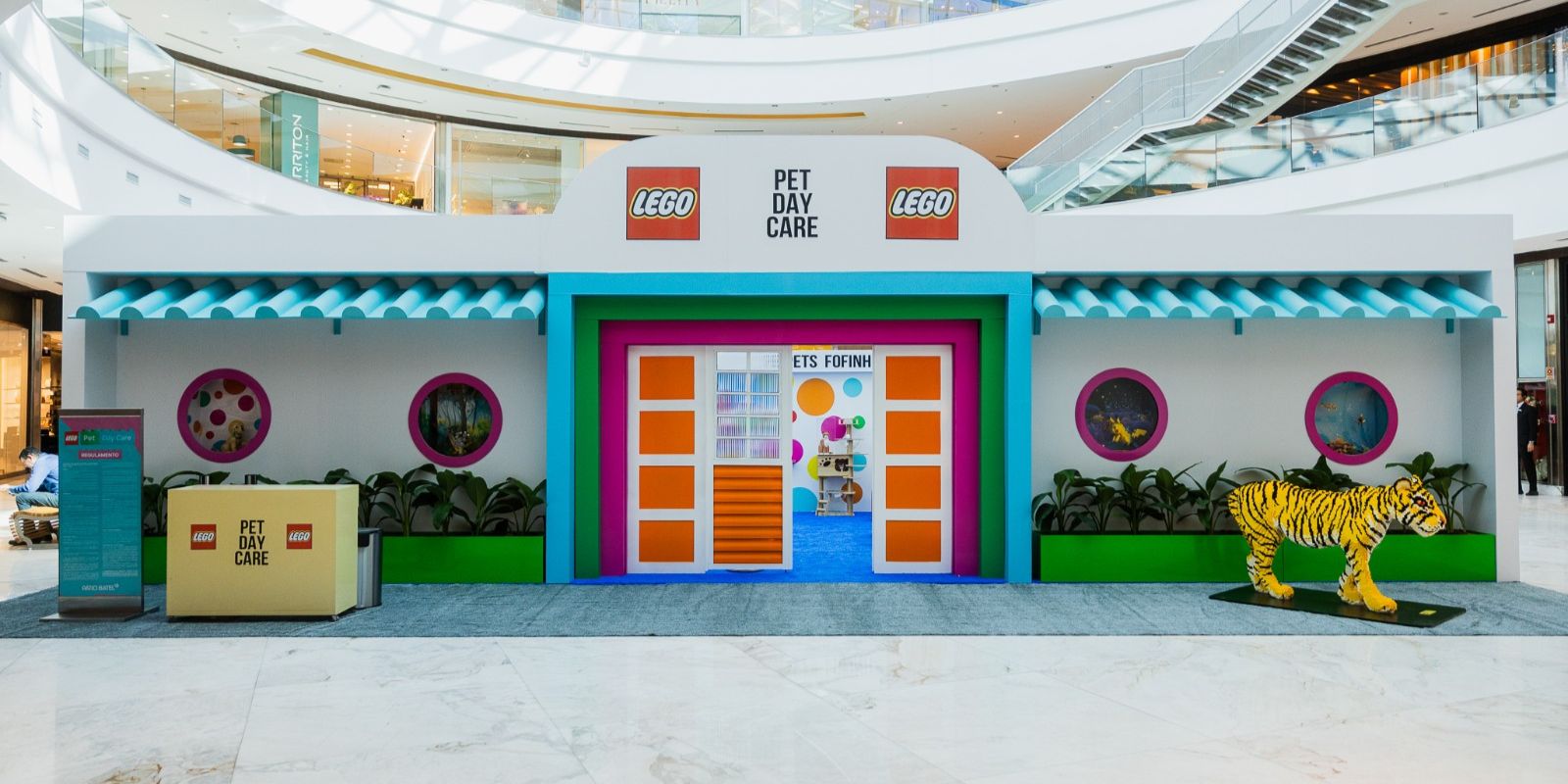 LEGO® Pet Day Care no Pátio Batel. Foto: divulgação.