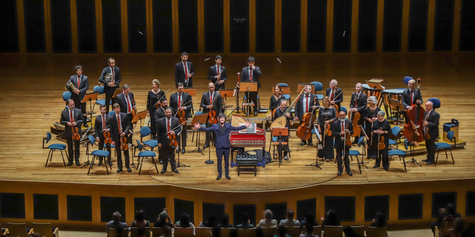 Orquestra de Câmara de Curitiba. Foto: Foto: Daniel Castellano/SMCS