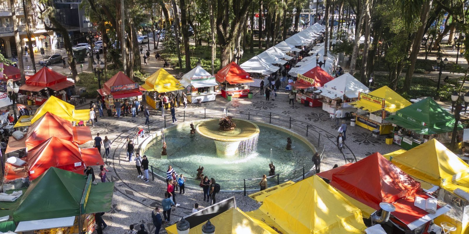 Rolê de Primavera Praças Osório e Santos Andrade recebem feiras especiais até outubro