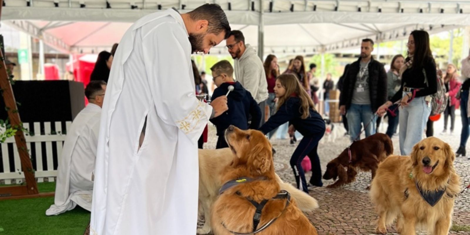 Benção dos animais por Curitiba