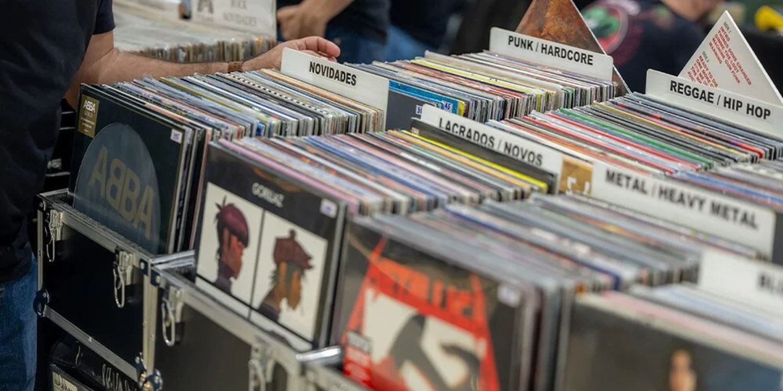 Feira de vinil com entrada gratuita