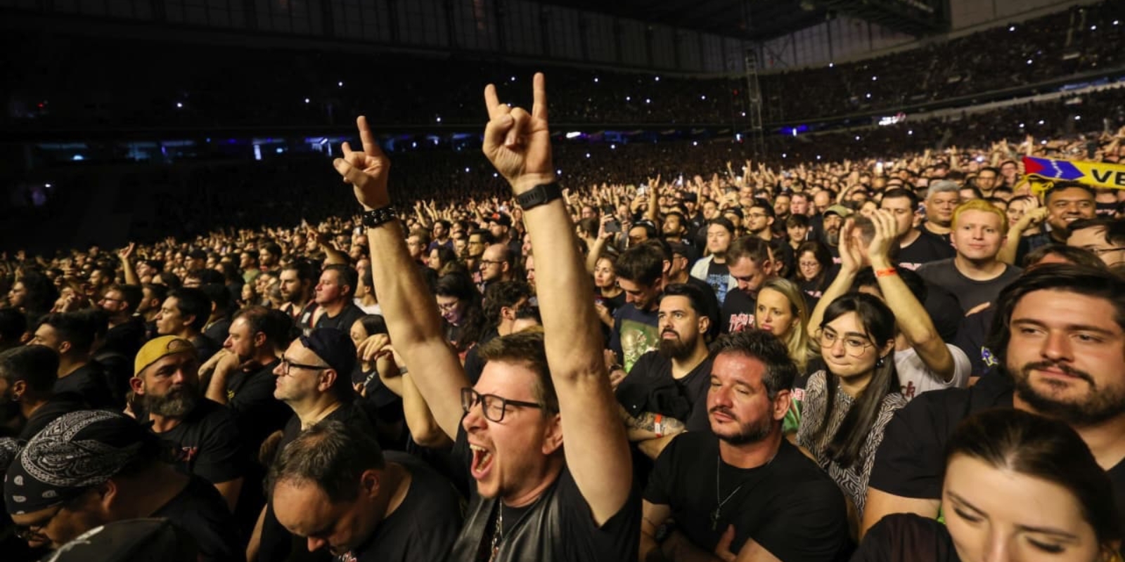 Iron Maiden em Curitiba, na Arena da Baixada. Foto: Thiago C Bahia/Cromo